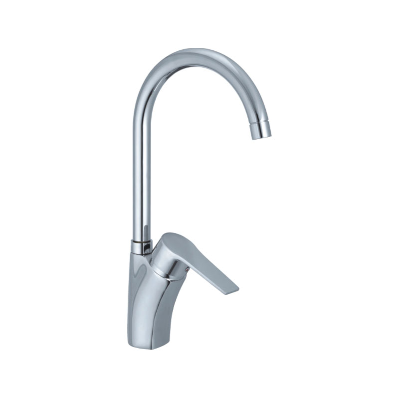 Height Water Flow Bar Sideways Single Handle High Spout Kitchen Faucet