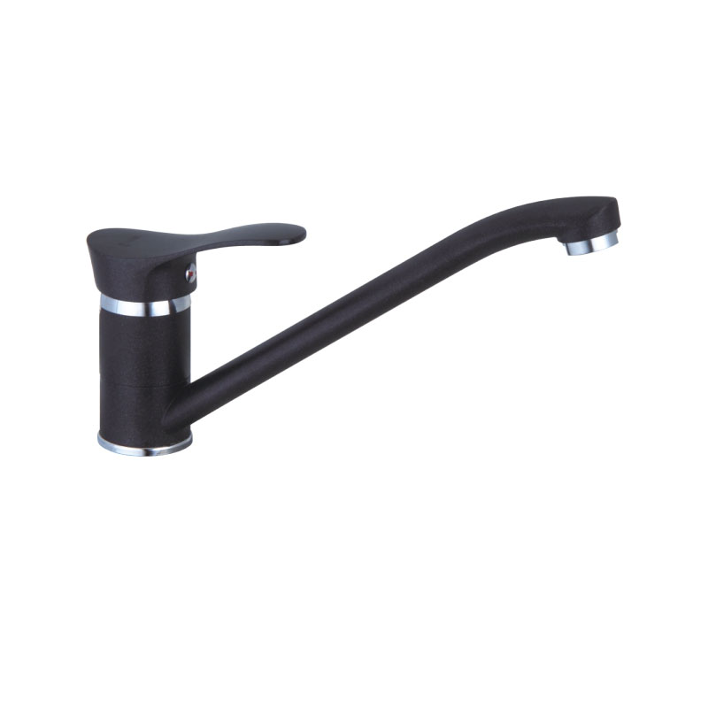 Black Matt Surface Single Handle Kitchen Faucet