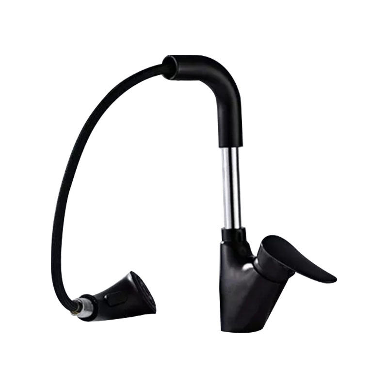 Morning Glory Spray Pulling Single Handle Elevator High Spout Kitchen Faucet