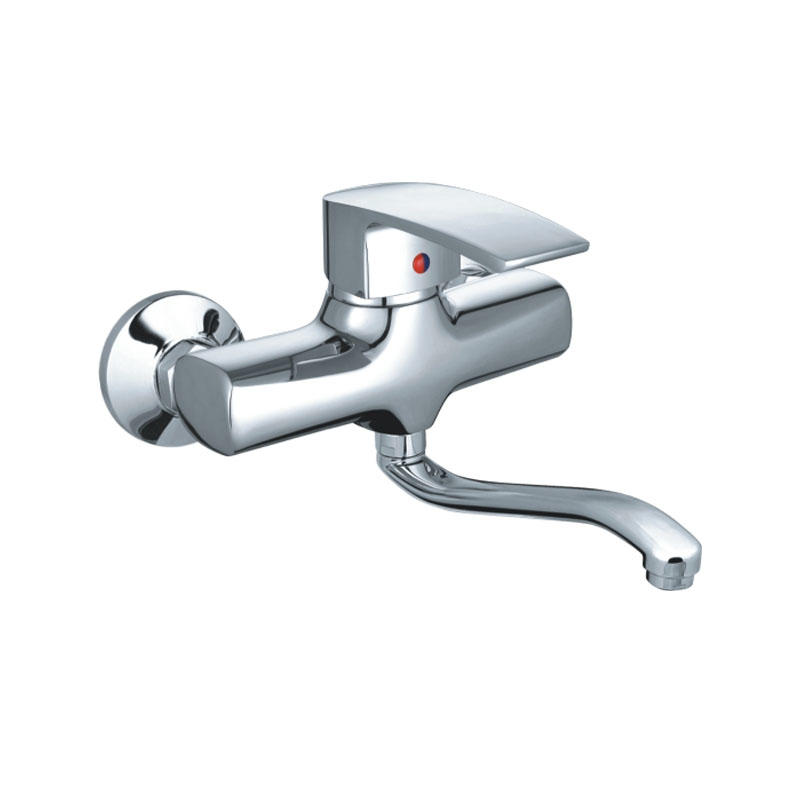 Crossed Design Wall Mounted  Kitchen Faucet
