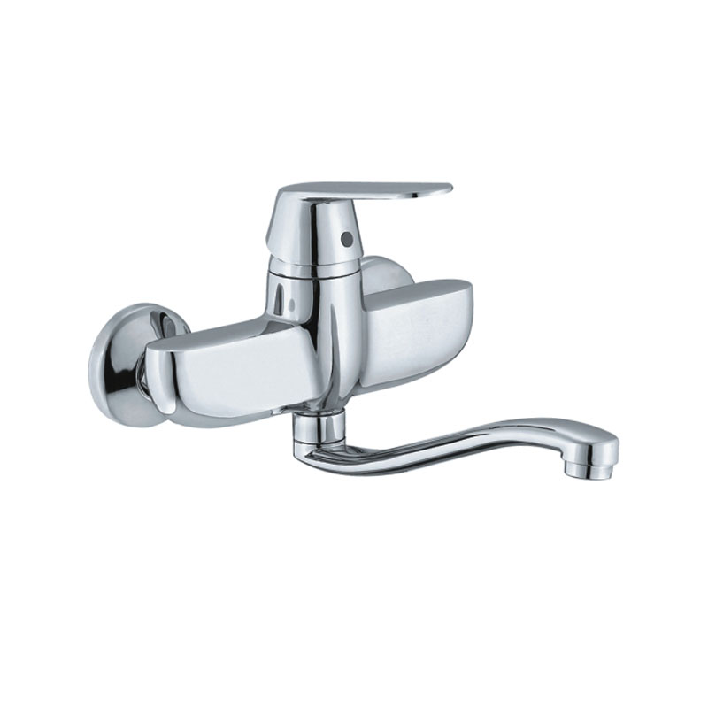 Brick Sera Wall Mounted  Complanate Kitchen Faucet 