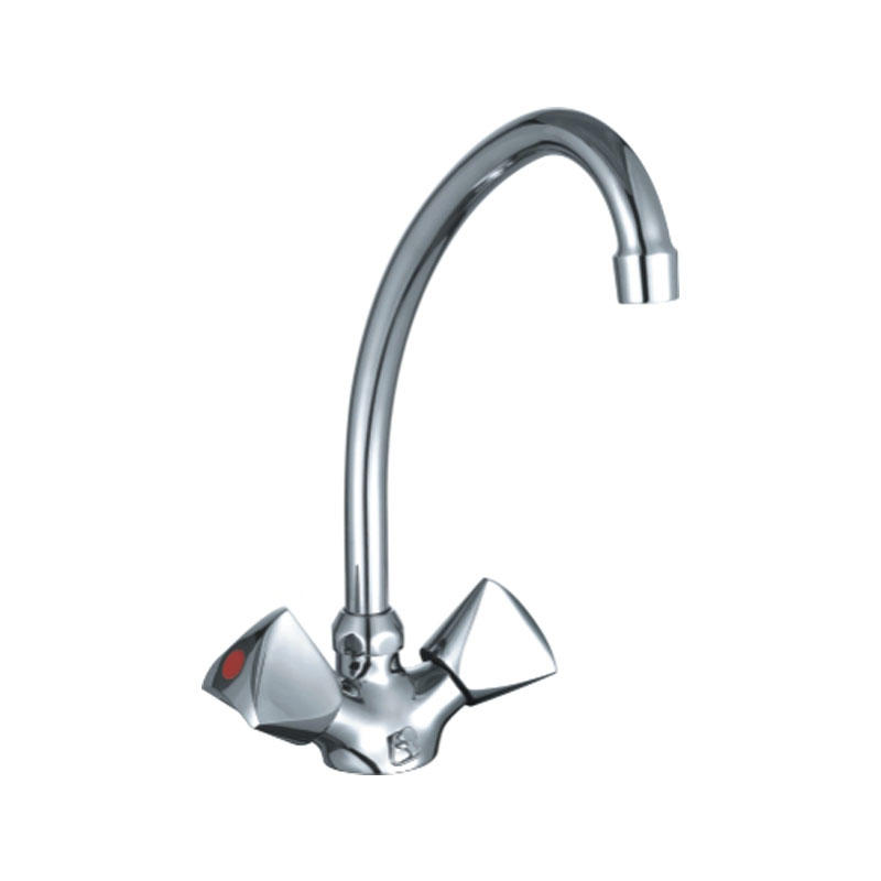 Tiny Triangle Two Handle Kitchen Faucet