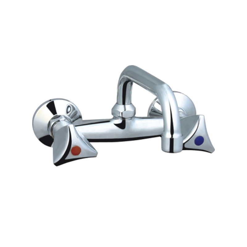 Five Ways Regular Shape Wall Mounted  Kitchen Faucet 